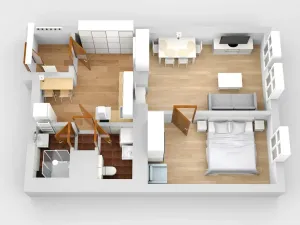 Prodej bytu 2+kk, Praha - Karlín, Za Poříčskou bránou, 53 m2