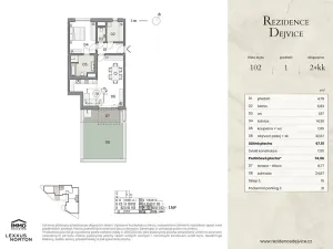 Prodej bytu 2+kk, Praha - Dejvice, U dejvického rybníčku, 75 m2
