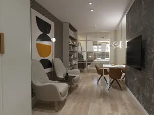 Prodej bytu 2+kk, Praha - Holešovice, Veletržní, 438 m2