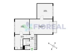 Pronájem bytu 3+1, Praha - Vršovice, Kubánské náměstí, 71 m2