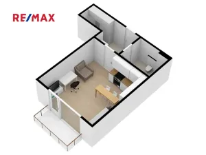 Prodej bytu 1+kk, Plzeň, V Zahrádkách, 39 m2