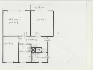Prodej bytu 3+1, Čerčany, Družstevní, 64 m2