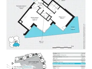 Pronájem bytu 2+kk, Praha - Žižkov, Ke kapslovně, 64 m2