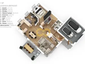 Prodej rodinného domu, Mořina, 239 m2