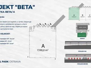 Pronájem skladu, Ostrava, Kotalova, 8855 m2
