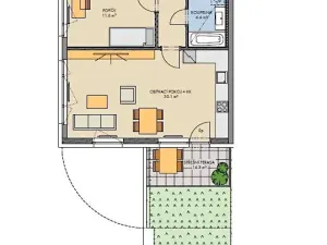 Prodej bytu 3+kk, Praha - Hlubočepy, Hugo Haase, 72 m2