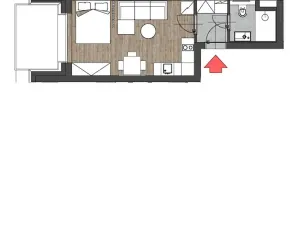 Prodej bytu 1+kk, Čachrov, 27 m2