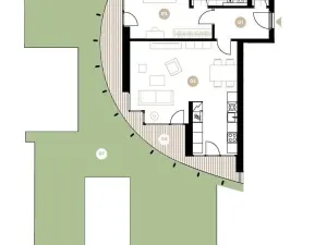 Pronájem bytu 2+kk, Praha - Smíchov, Holečkova, 180 m2