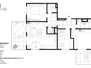 Prodej bytu 4+kk, Brno, Jerlínová, 138 m2