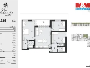 Prodej bytu 4+kk, Brandýs nad Labem-Stará Boleslav, Dřevčická, 109 m2