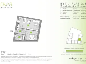 Prodej bytu 2+kk, Brandýs nad Labem-Stará Boleslav - Stará Boleslav, Mělnická, 49 m2