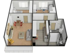 Prodej bytu 3+1, Písek, Budovatelská, 80 m2