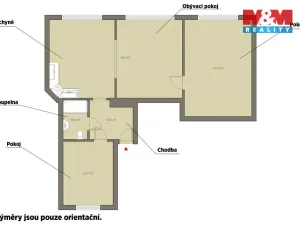 Pronájem bytu 3+kk, Písek - Budějovické Předměstí, Mírové nám., 90 m2
