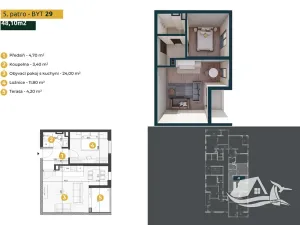 Prodej bytu 2+kk, Bar, Černá Hora, 42 m2