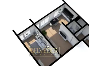 Pronájem bytu 2+1, Osek, Hrdlovská, 62 m2