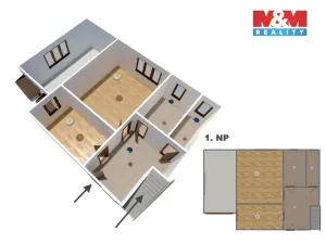 Prodej rodinného domu, Blšany, 92 m2