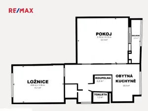 Prodej bytu 2+1, Svitavy, Revoluční, 62 m2