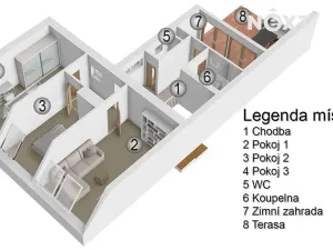 Prodej rodinného domu, Hostěrádky-Rešov, 176 m2