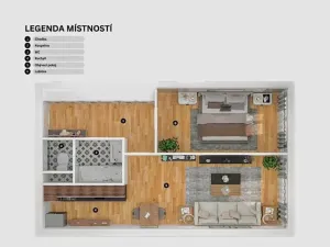 Prodej bytu 2+kk, Praha - Braník, Novodvorská, 40 m2