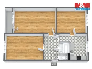 Prodej bytu 3+1, Hroznětín, Sídliště, 73 m2