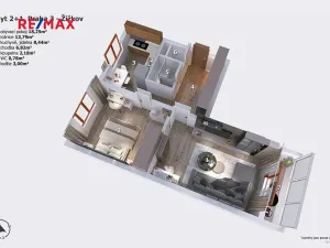 Prodej bytu 2+1, Praha - Žižkov, K lučinám, 50 m2