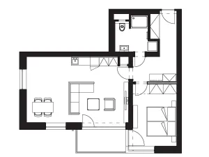 Pronájem bytu 2+kk, Ústí nad Orlicí, Východní, 64 m2