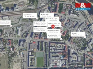 Pronájem bytu 2+kk, Praha - Holešovice, Ortenovo náměstí, 56 m2