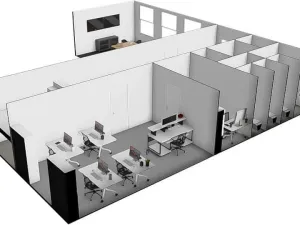 Pronájem kanceláře, Brno - Židenice, Kosmákova, 50 m2