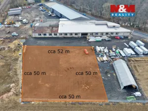 Pronájem komerčního pozemku, Velký Osek, 2500 m2