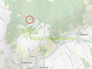 Prodej lesa, Hradčovice, 1887 m2