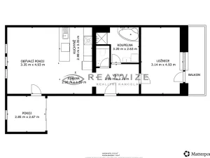 Prodej bytu 3+kk, České Budějovice, Rudolfovská tř., 66 m2