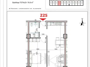 Prodej bytu 2+kk, Shëngjin, Albánie, 53 m2