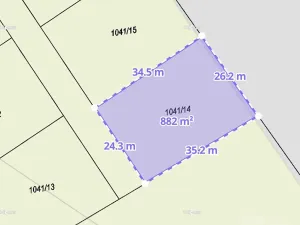 Prodej pozemku pro bydlení, Mokrouše, 882 m2