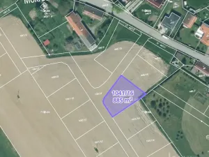 Prodej pozemku pro bydlení, Mokrouše, 885 m2