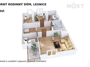 Prodej rodinného domu, Lesnice, 200 m2