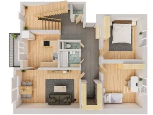 Pronájem bytu 4+1, Třeboň, Lesní, 125 m2