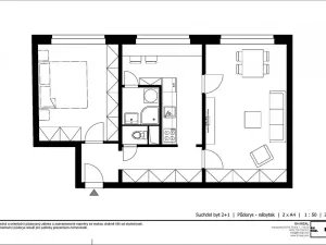 Prodej bytu 2+1, Suchdol nad Lužnicí, sídl. 9. května, 57 m2