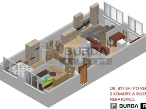 Prodej bytu 3+1, Neratovice, 68 m2