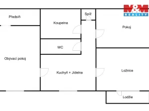 Prodej bytu 3+1, Třebíč - Nové Dvory, Novodvorská, 70 m2