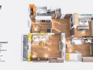 Prodej bytu 3+1, Brno, Ostrovačická, 84 m2