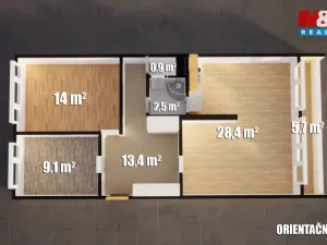 Prodej bytu 3+1, Teplice, Antonína Sochora, 71 m2