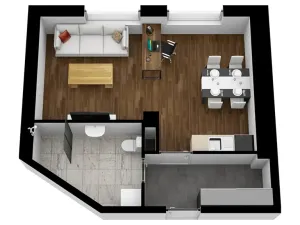 Pronájem bytu 1+kk, Doksy, Dalibora z Myšlína, 38 m2