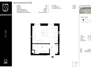 Prodej bytu 1+kk, Kutná Hora, Pod Valy, 25 m2