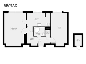 Pronájem bytu 2+1, Příbram, Hradební, 52 m2