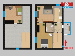 Prodej rodinného domu, Velký Osek, Tyršova, 86 m2