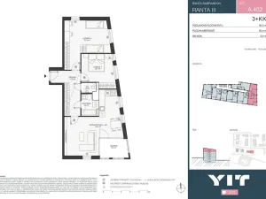 Prodej bytu 3+kk, Praha - Hlubočepy, Wassermannova, 80 m2
