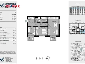 Pronájem bytu 3+kk, Hostivice, Cihlářská, 62 m2