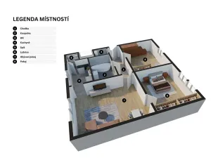Prodej bytu 3+1, Praha - Malá Strana, Petřínská, 75 m2