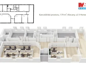 Prodej kanceláře, Klecany, V Honech, 179 m2