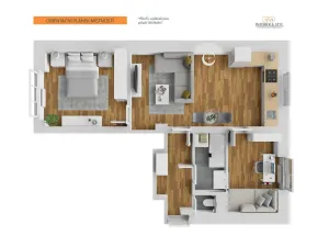 Prodej bytu 3+kk, Praha - Vršovice, Bělocerkevská, 52 m2